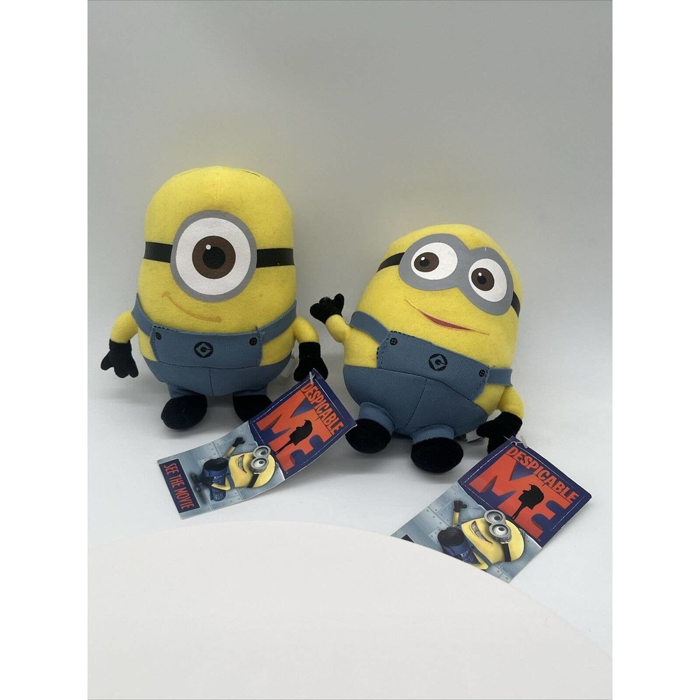 Despicable Me - Minion Stuart And Dave Mini Stuffed Animal Plush Toy